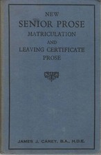 New Senior Prose Matriculation